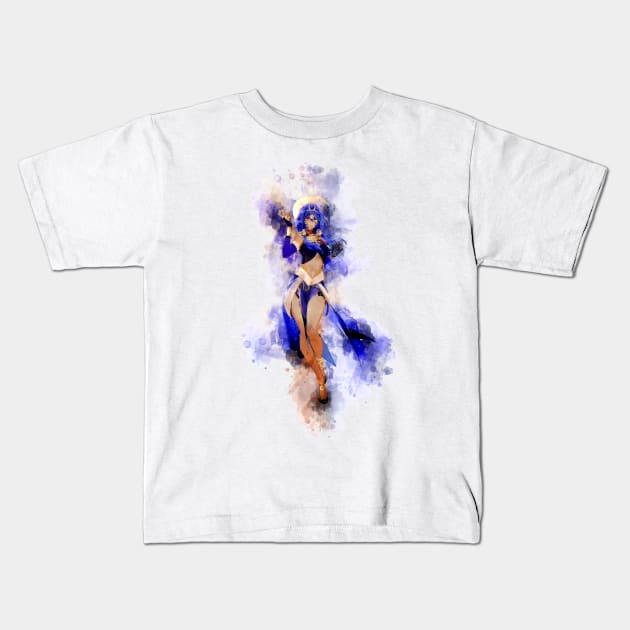 Candace - Genshin Impact (Watercolor) Kids T-Shirt by Stylizing4You